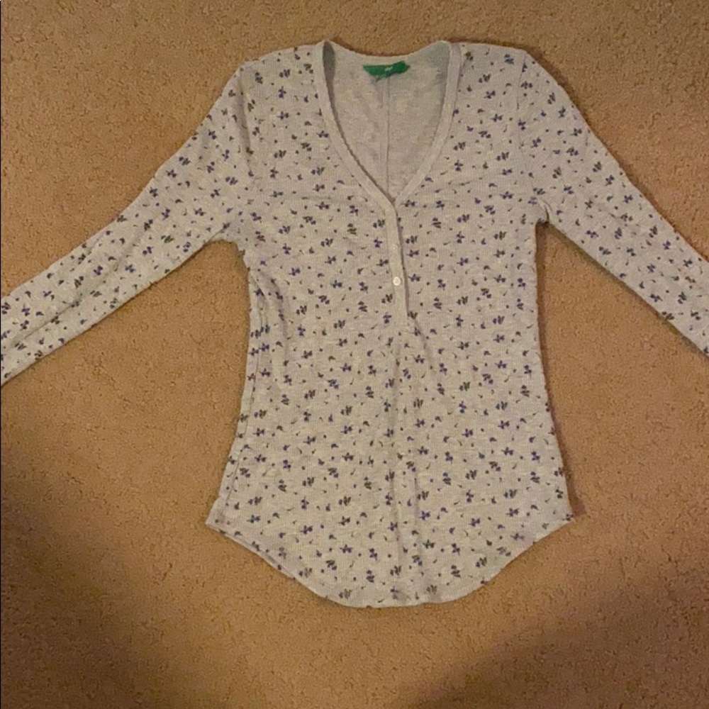 Cotton sweater V-neck